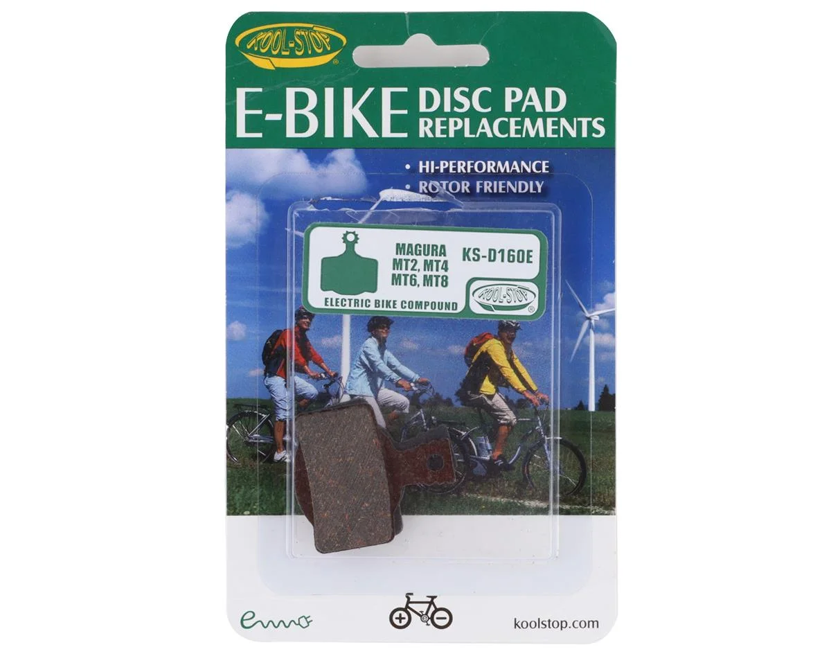 Kool Stop Disc Brake Pads (Organic) (E-Bike Compound) (Magura MT8/6/4/2) (1 Pair)
